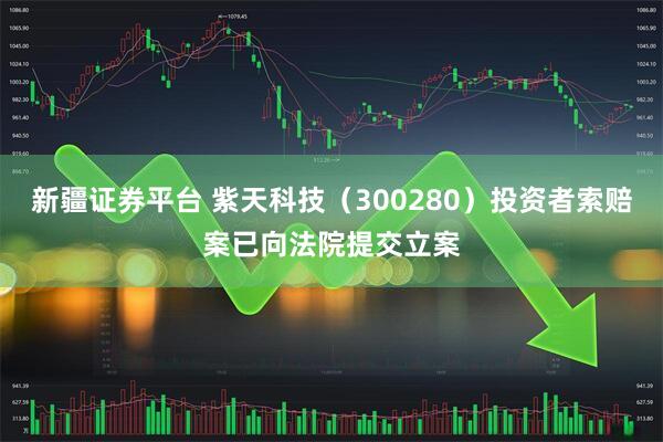 新疆证券平台 紫天科技(300280)投资者索赔案已向法院提交立案